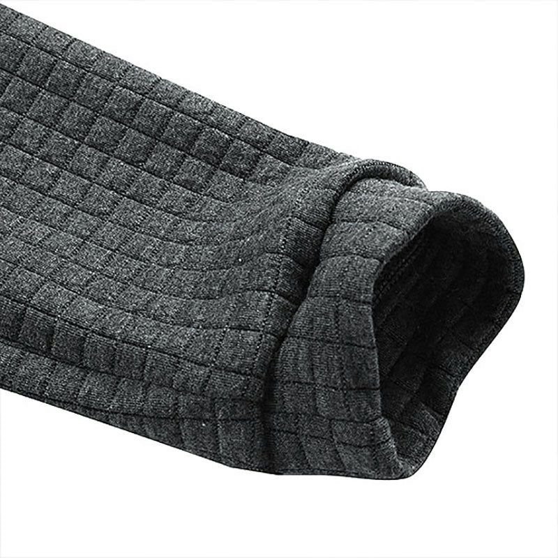 Мъжки късани вафлени спортни дълги ръкави ежедневни топове с качулка