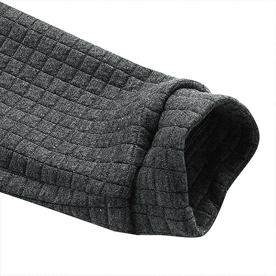 Мъжки късани вафлени спортни дълги ръкави ежедневни топове с качулка