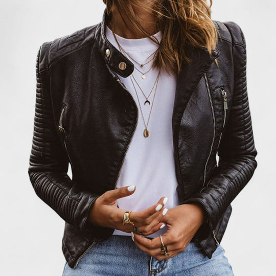 Клара - Елегантно кожено яке