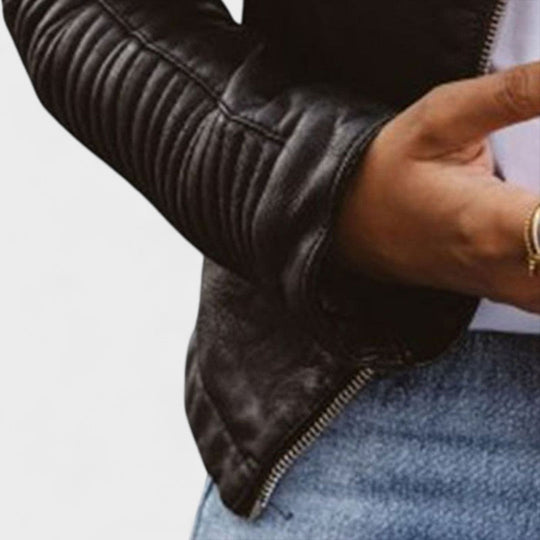 Клара - Елегантно кожено яке