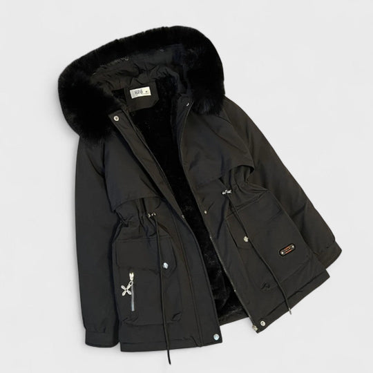 Елена – Стилно дамско зимно яке с модерен дизайн