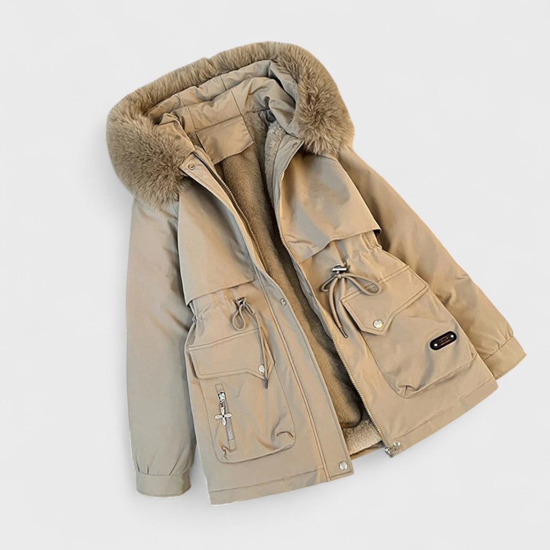 Елена – Стилно дамско зимно яке с модерен дизайн