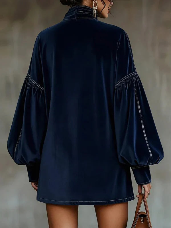 Ралица™ Кадифен Фенер Рокля