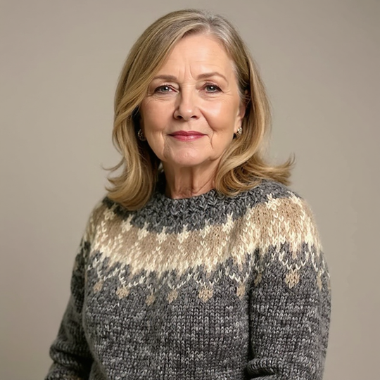 Саманта | Класически исландски пуловери с плетени мотиви