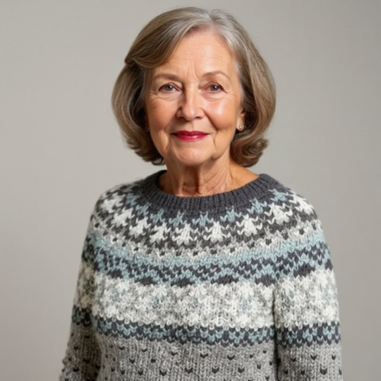 Амелия | Ретро вдъхновен светър